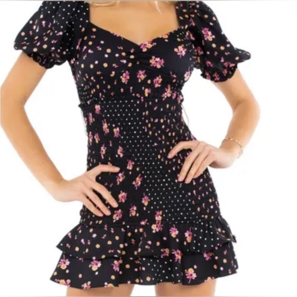FOR LOVE & LEMONS CAMELLIA MINI DRESS - Picture 3 of 8